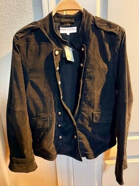 Free People Lotty Velvet Jacket